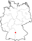 Karte Tannhausen bei Ellwangen, Jagst